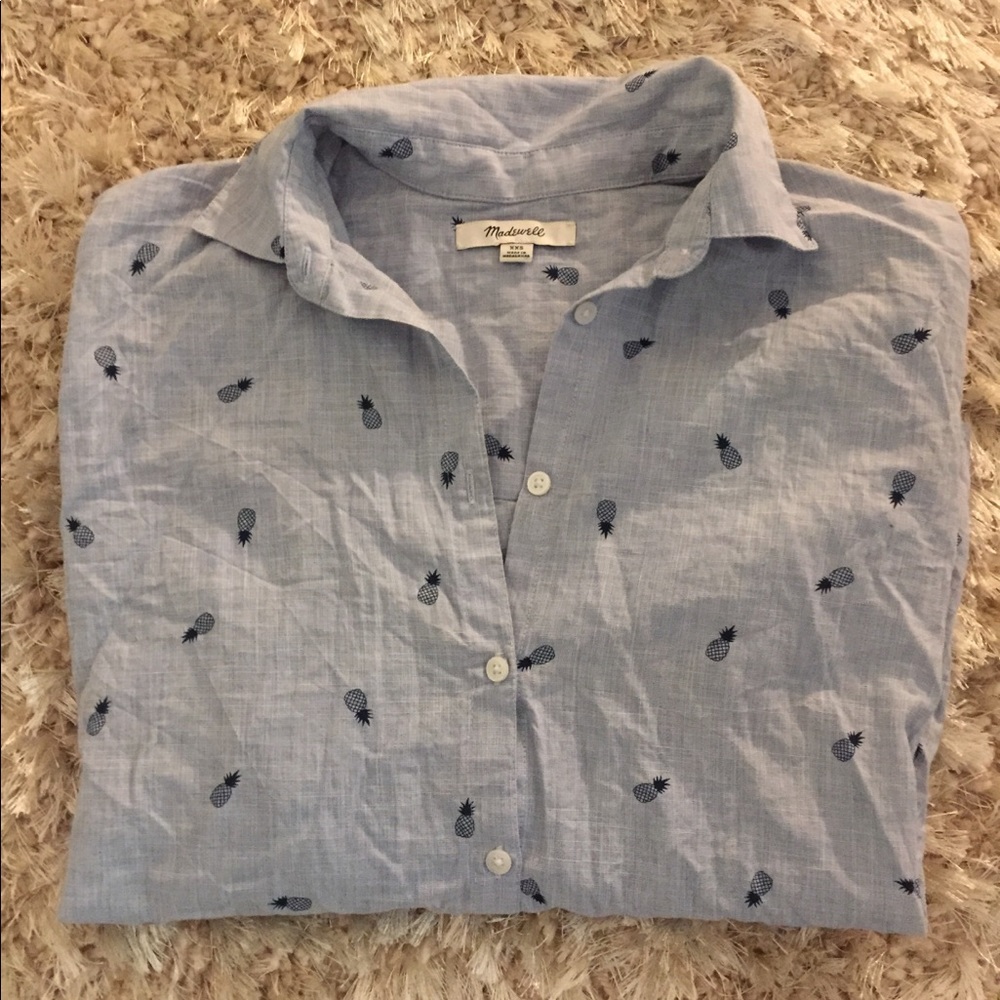 Madewell Pineapple Blouse